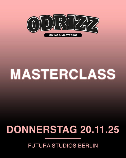 Odrizz Masterclass - DONNERSTAG 20.11.25
